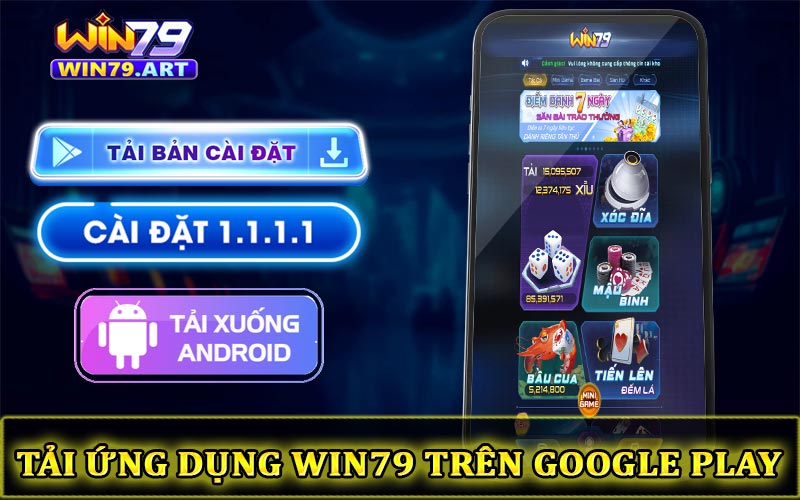 Tải ứng dụng game bài Win79 trên Google Play